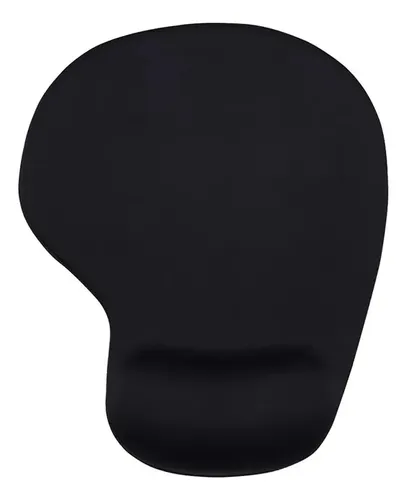 Mouse Pad En Gel Con Soporte Ergonomico De Muñeca Negro Negro