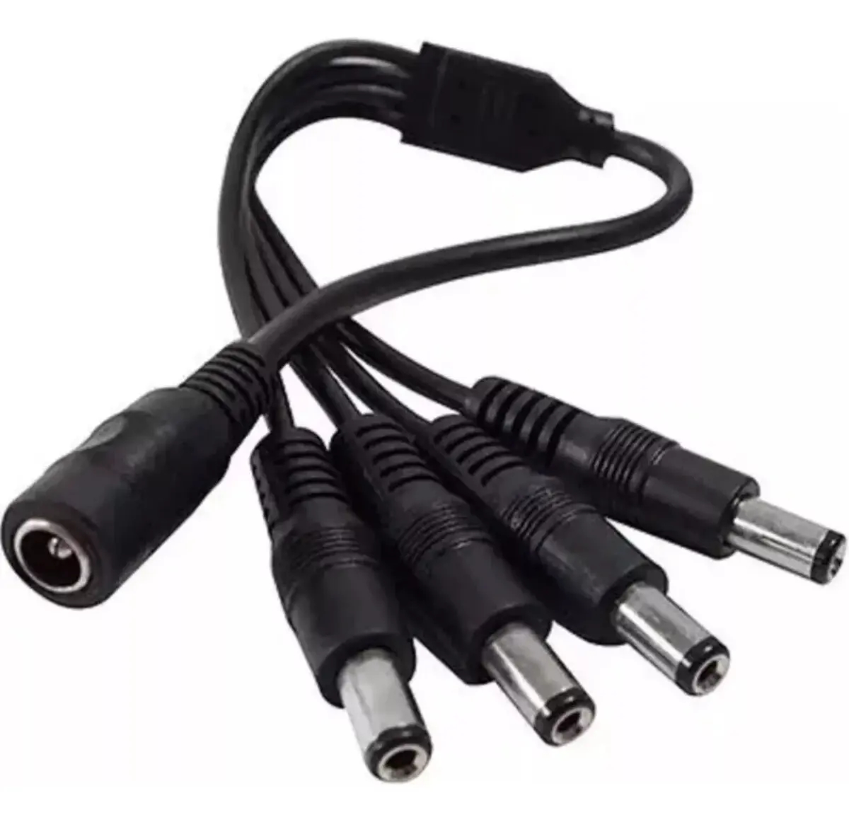 Pulpo Splitter 12v 1 A 4 Puntas 100% Cobre 5.5*2.1mm 0.4m