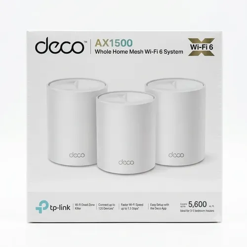 Router Tp Link Deco X10 Wi-fi 6 Mesh Ax1500 Gigabit 3 Pack