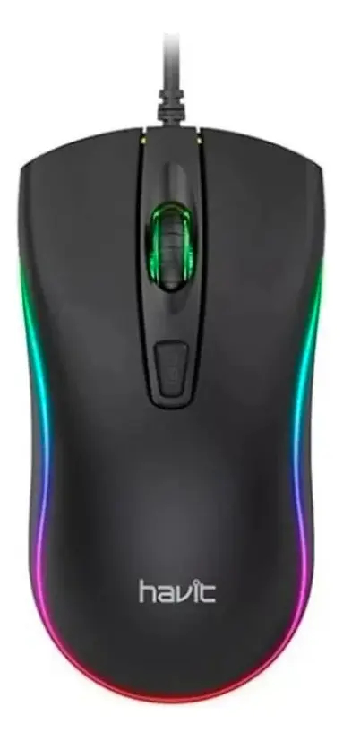 Havit Wired Optical USB Gaming Mouse with RGB Lighting