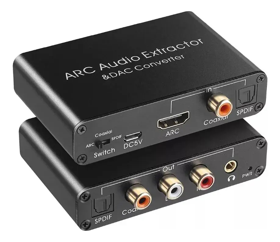 HDMI ARC Digital-to-Analog AV Audio Extractor