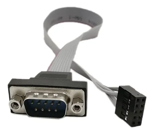 Cable De Impresora Fiscal Serial Macho 10cm A Tarjeta Madre