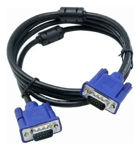 Cable Vga Macho De 1.5 Metros 15 Pines Para Monitor Pc Dvr