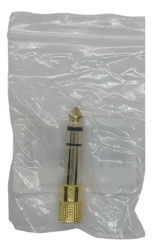 Adaptador Mini Plug 3.5mm Hembra A Plug 6.35mm Macho Stereo