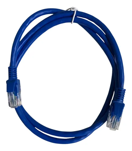Cable Patch Cord Cat6 100% Cobre 1 Metro Alta Calidad 1m