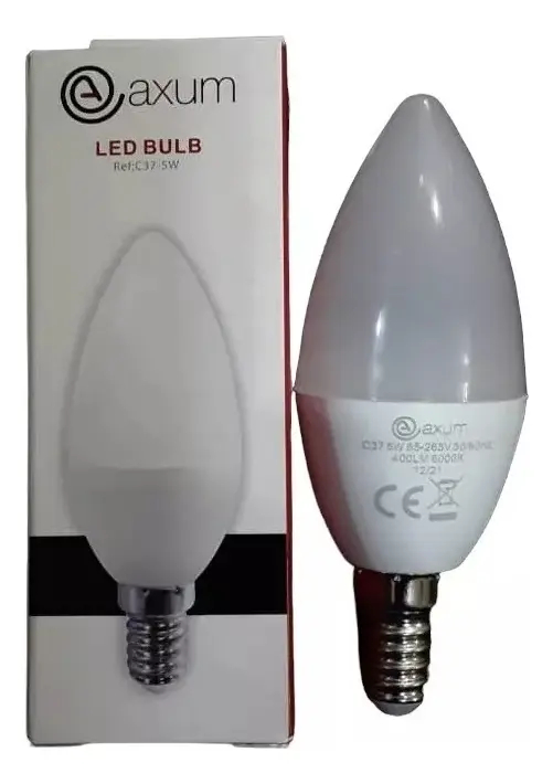 Bombillo Led 5w Tipo Vela E14 Rosca Delgada Luz Blanca