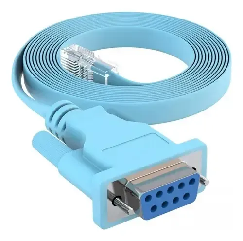 Cable Consola Db9 Hembra Rj45 Macho Rollover Rack Router
